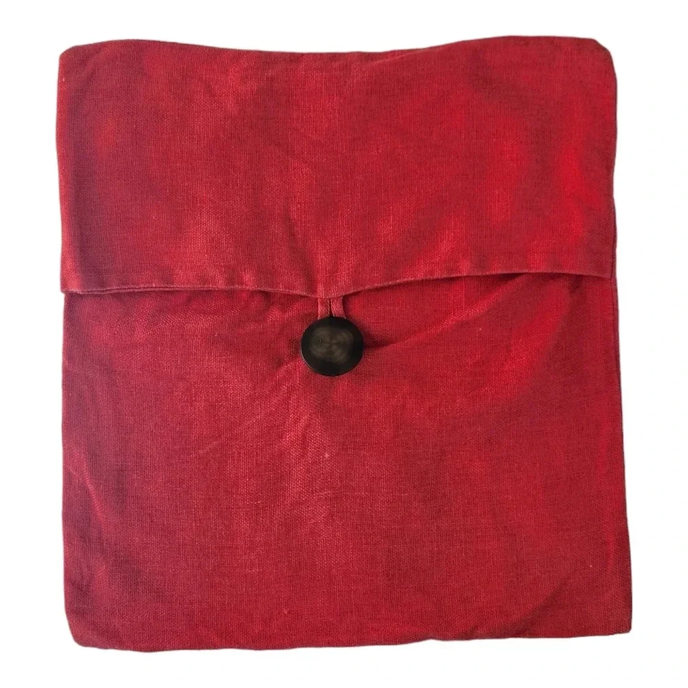 Pottery Barn Set of 2 Textured Linen Throw Pillow 18
